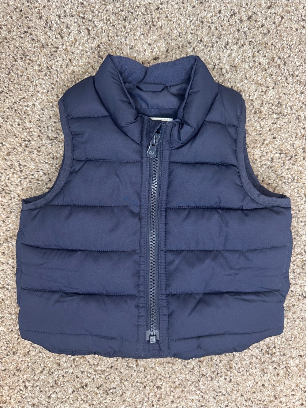 GAP Navy Cold Control Puffer Vest for Kids 6-12 Months
